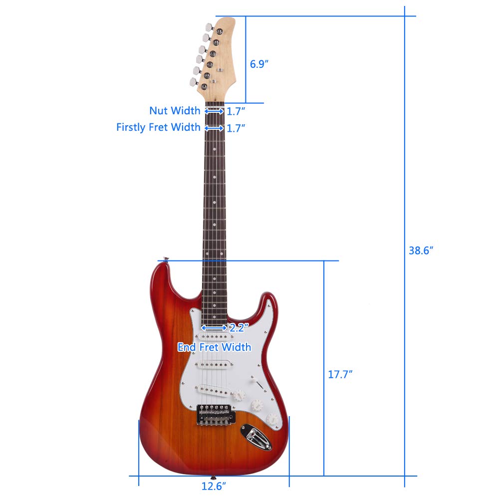 Amazon.com: Ktaxon 39 Inch Electric Guitar, Full-Size